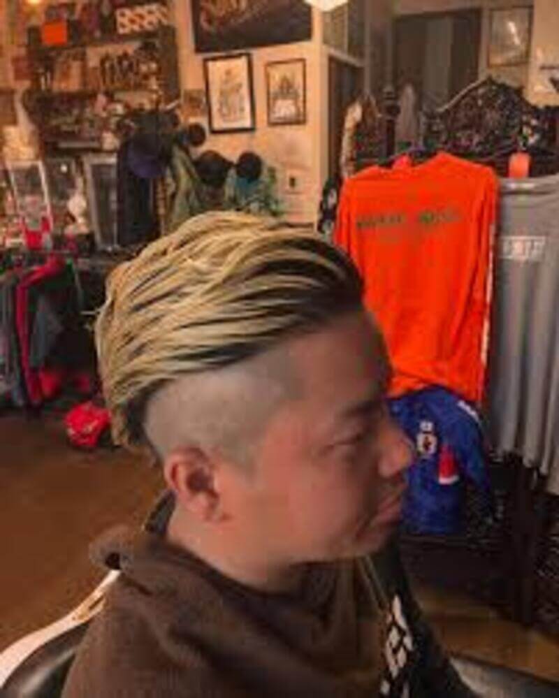 メンズ メッシュカラー